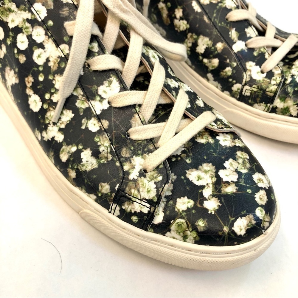 Lucky Brand Lotus floral flower sneakers 10 - Picture 6 of 12
